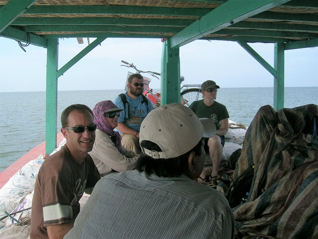 Fishing boat on the coast of south west Cambodia, 2005