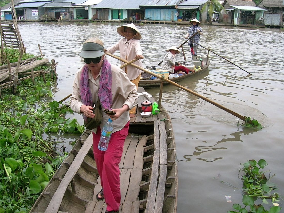 Small boat still - Mekong Delta